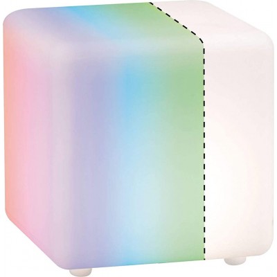 121,95 € Free Shipping | Furniture with lighting 3W LED 3000K Warm light. Cubic Shape 20×20 cm. Multicolor RGB LED. Control with Smartphone APP Terrace, garden and public space. PMMA. White Color