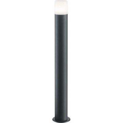 Luminous beacon Trio 28W Cylindrical Shape 80×12 cm. Terrace, garden and public space. Modern Style. Aluminum. Anthracite Color