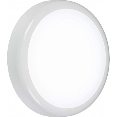 88,95 € Free Shipping | Outdoor wall light 9W Round Shape 26×26 cm. LED. CCT emergency Terrace, garden and public space. PMMA and Polycarbonate. White Color