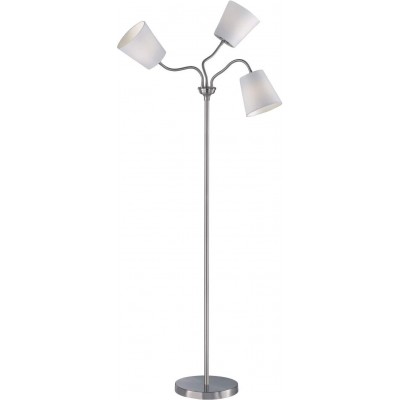 134,95 € Free Shipping | Outdoor lamp Reality 42W 140×60 cm. Triple adjustable spotlight Terrace, garden and public space. Modern Style. Metal casting and Nickel Metal. Gray Color