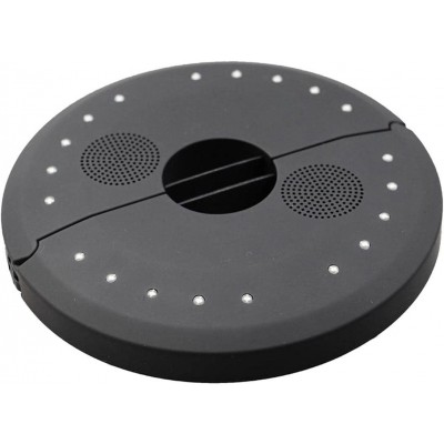 46,95 € Envío gratis | Artículos LED 5W 30×30 cm. Altavoz inalámbrico bluetooth Pmma. Color negro