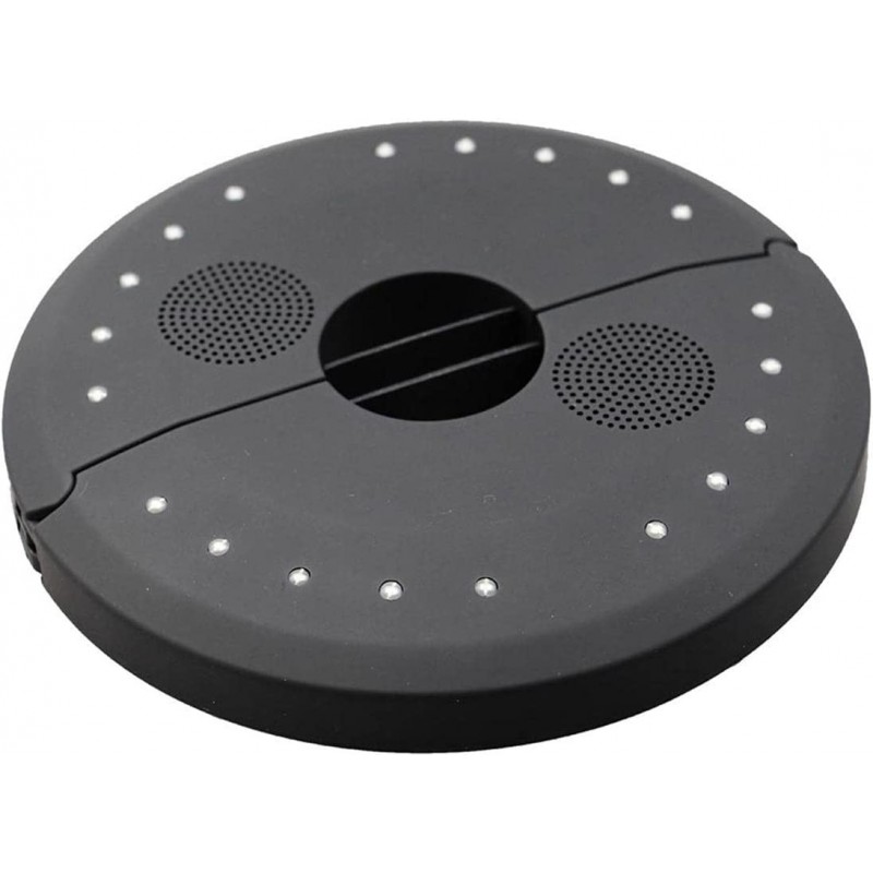 51,95 € Free Shipping | LED items 5W Round Shape 30×30 cm. Bluetooth wireless speaker Living room, dining room and bedroom. Modern Style. PMMA. Black Color