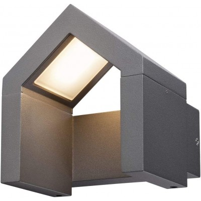 96,95 € Free Shipping | Outdoor wall light 8W 14×12 cm. Terrace, garden and public space. Modern and cool Style. Aluminum. Anthracite Color