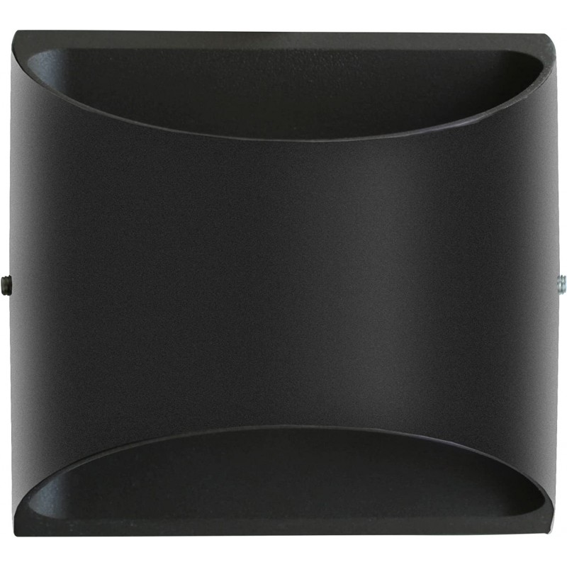 69,95 € Free Shipping | Outdoor wall light 14W 13×12 cm. Bidirectional LED Terrace, garden and public space. Modern Style. Aluminum. Black Color