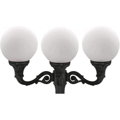 121,95 € Free Shipping | Streetlight Spherical Shape 83×34 cm. 3 points of light Terrace, garden and public space. White Color