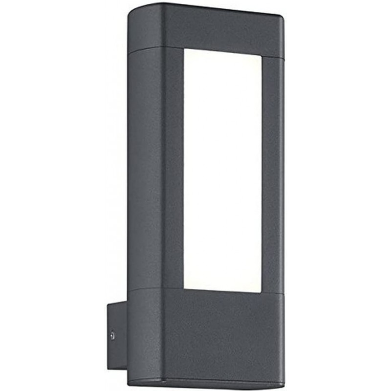 85,95 € Envio grátis | Aplique de parede ao ar livre Trio 4W Forma Retangular 25×11 cm. LED Corredor. Alumínio. Cor antracite