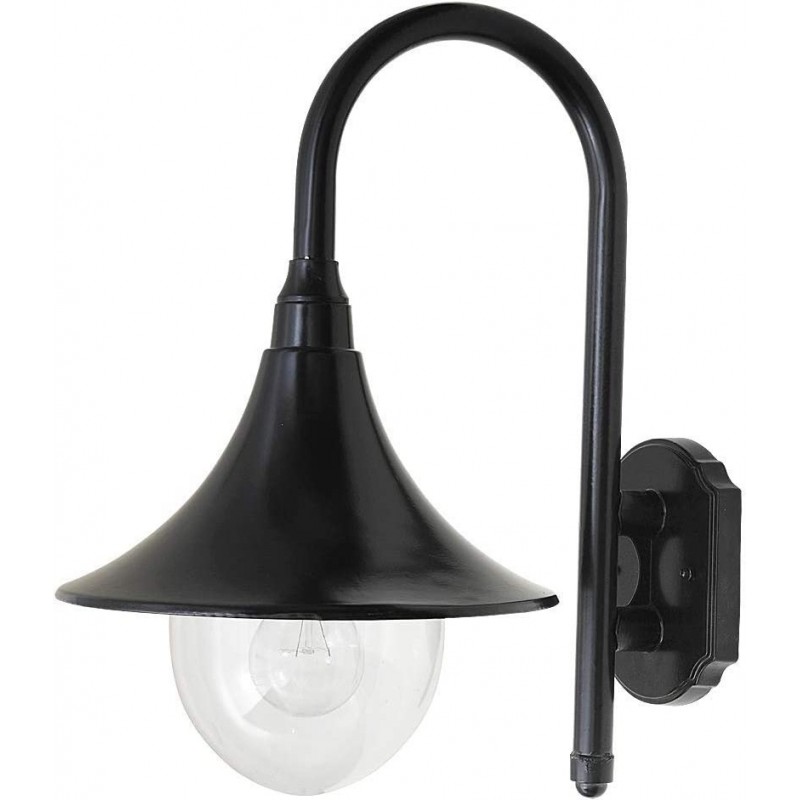 83,95 € Free Shipping | Outdoor wall light 100W Conical Shape 44×36 cm. Living room, kitchen and terrace. Classic Style. Metal casting. Black Color