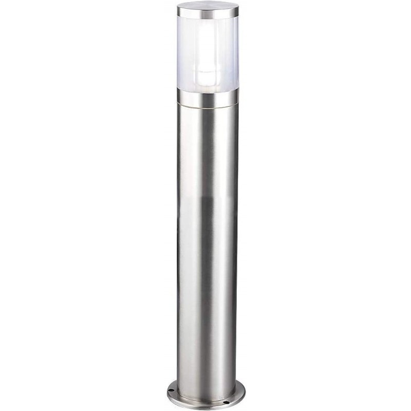 87,95 € Free Shipping | Luminous beacon 60W Cylindrical Shape 80×14 cm. Terrace, garden and public space. PMMA and Metal casting. Silver Color