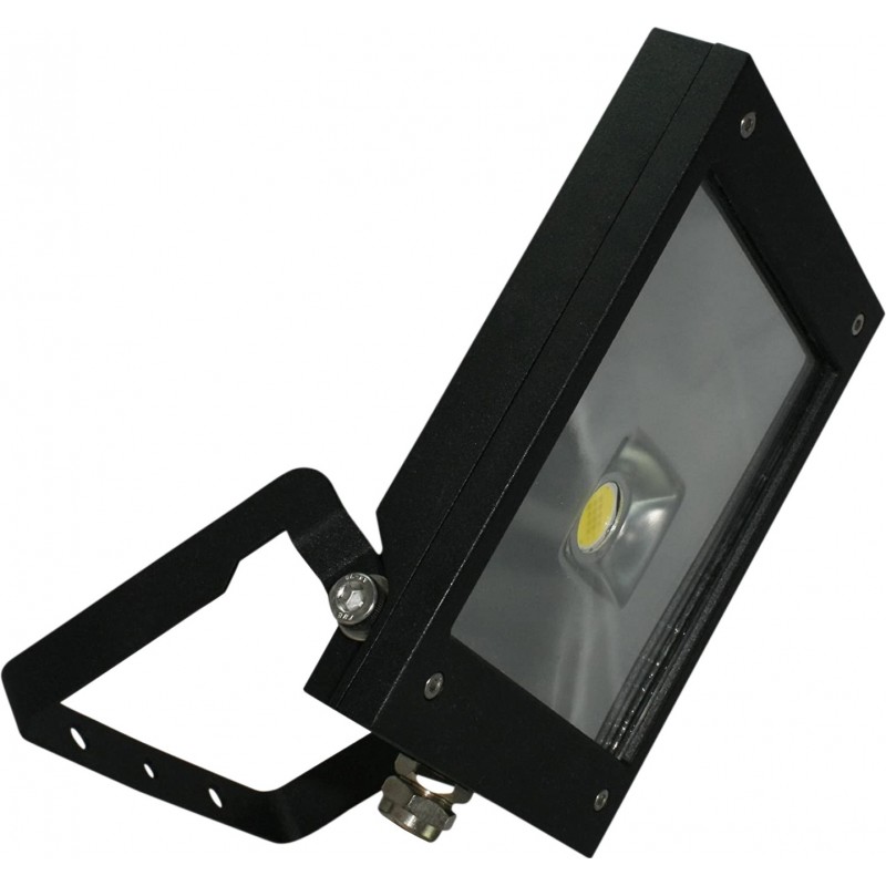73,95 € Envio grátis | Holofote externo 12W 28×20 cm. Alumínio. Cor preto