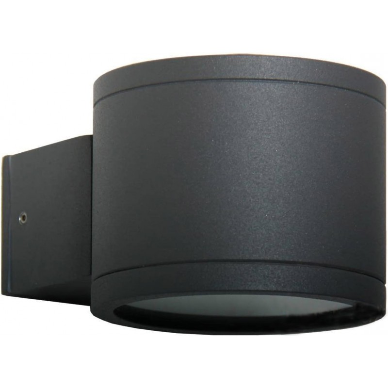 97,95 € Free Shipping | Outdoor wall light 35W Cylindrical Shape 12×9 cm. Terrace, garden and public space. Modern Style. Aluminum. Anthracite Color