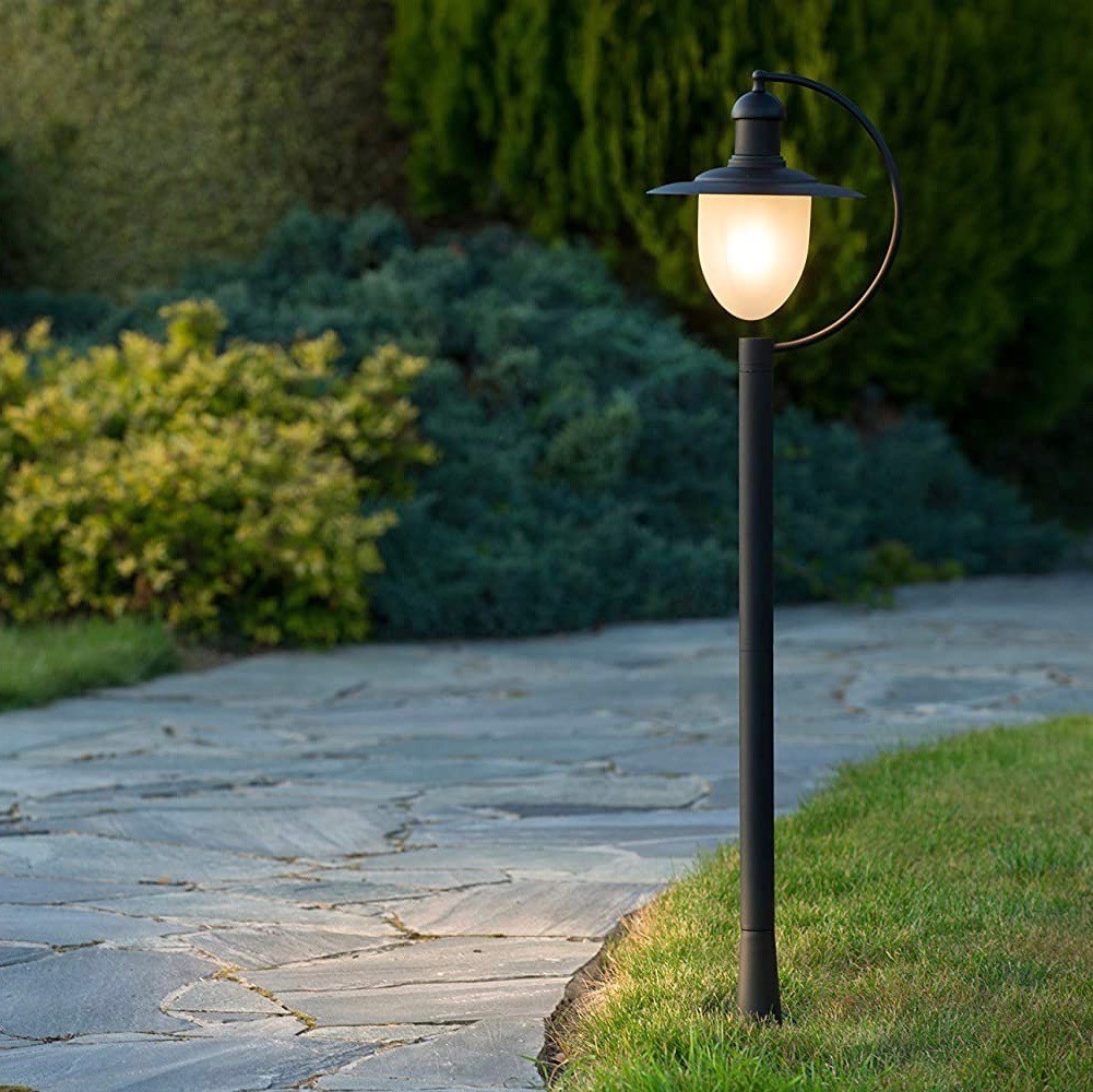 113,95 € Envio grátis | Farol luminoso 24W 111×30 cm. Metais. Cor preto