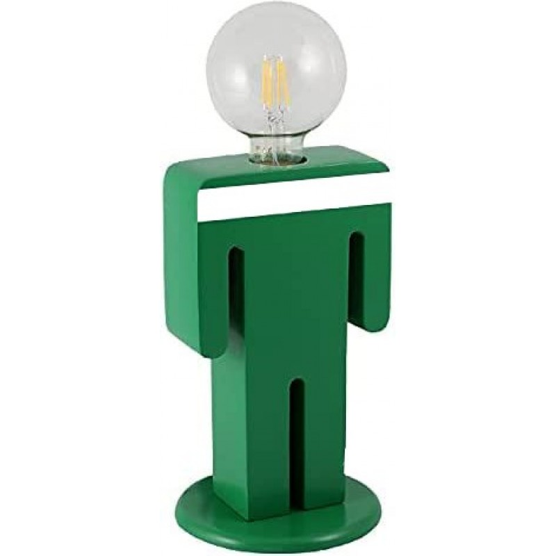 64,95 € Бесплатная доставка | Уличный светильник 100W 26×15 cm. Дизайн в форме человека Терраса, сад и публичное место. Древесина. Зеленый Цвет