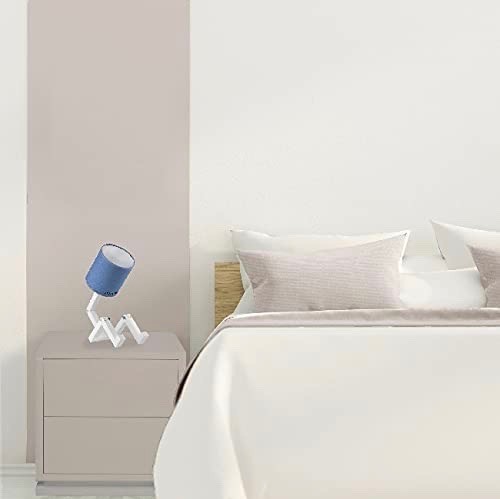 58,95 € Spedizione Gratuita | Lampada da esterno 100W 45×40 cm. Design a forma umana Legna. Colore blu