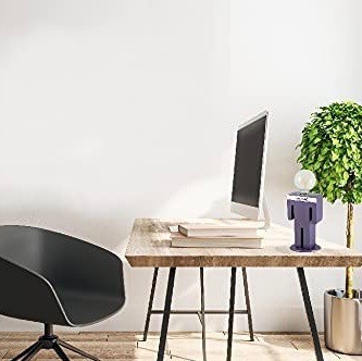 58,95 € Envío gratis | Lámpara de exterior 100W 26×15 cm. Diseño con forma humana Madera. Color rosa