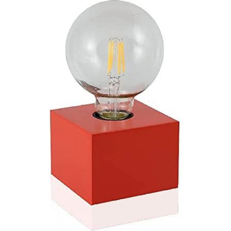 64,95 € Free Shipping | Outdoor lamp 100W Spherical Shape 10×10 cm. Terrace, garden and public space. Wood. Red Color