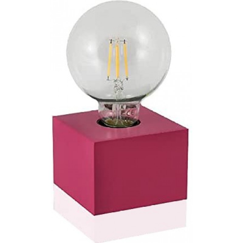 64,95 € Free Shipping | Outdoor lamp 100W Spherical Shape 10×10 cm. Terrace, garden and public space. Wood. Rose Color