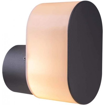 Aplique de pared exterior 60W 45×45 cm. Aluminio. Color antracita
