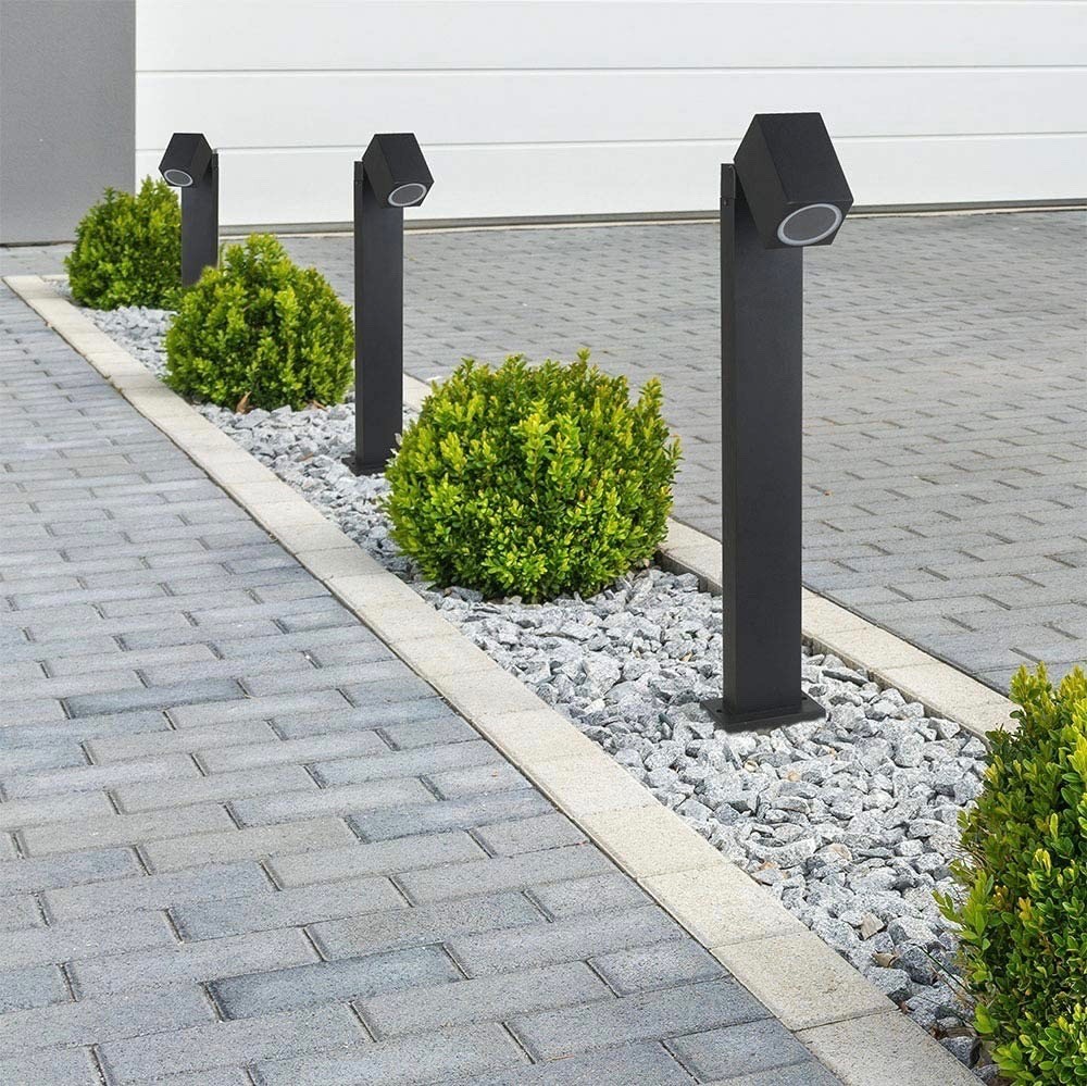 95,95 € Envio grátis | Farol luminoso 35W 100×100 cm. Alumínio. Cor preto