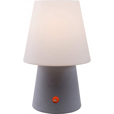 81,95 € Free Shipping | Outdoor lamp Conical Shape 29×18 cm. Terrace, garden and public space. PMMA. Gray Color