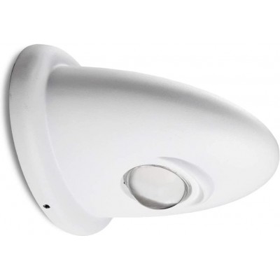 74,95 € Free Shipping | Outdoor wall light 10W 3000K Warm light. 15×14 cm. LED Terrace, garden and public space. Aluminum. White Color
