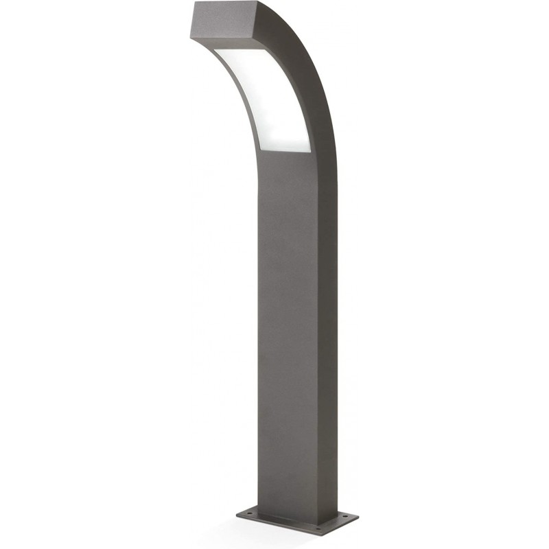 104,95 € Free Shipping | Luminous beacon Extended Shape 60×9 cm. LED Terrace, garden and public space. Modern Style. Metal casting. Black Color