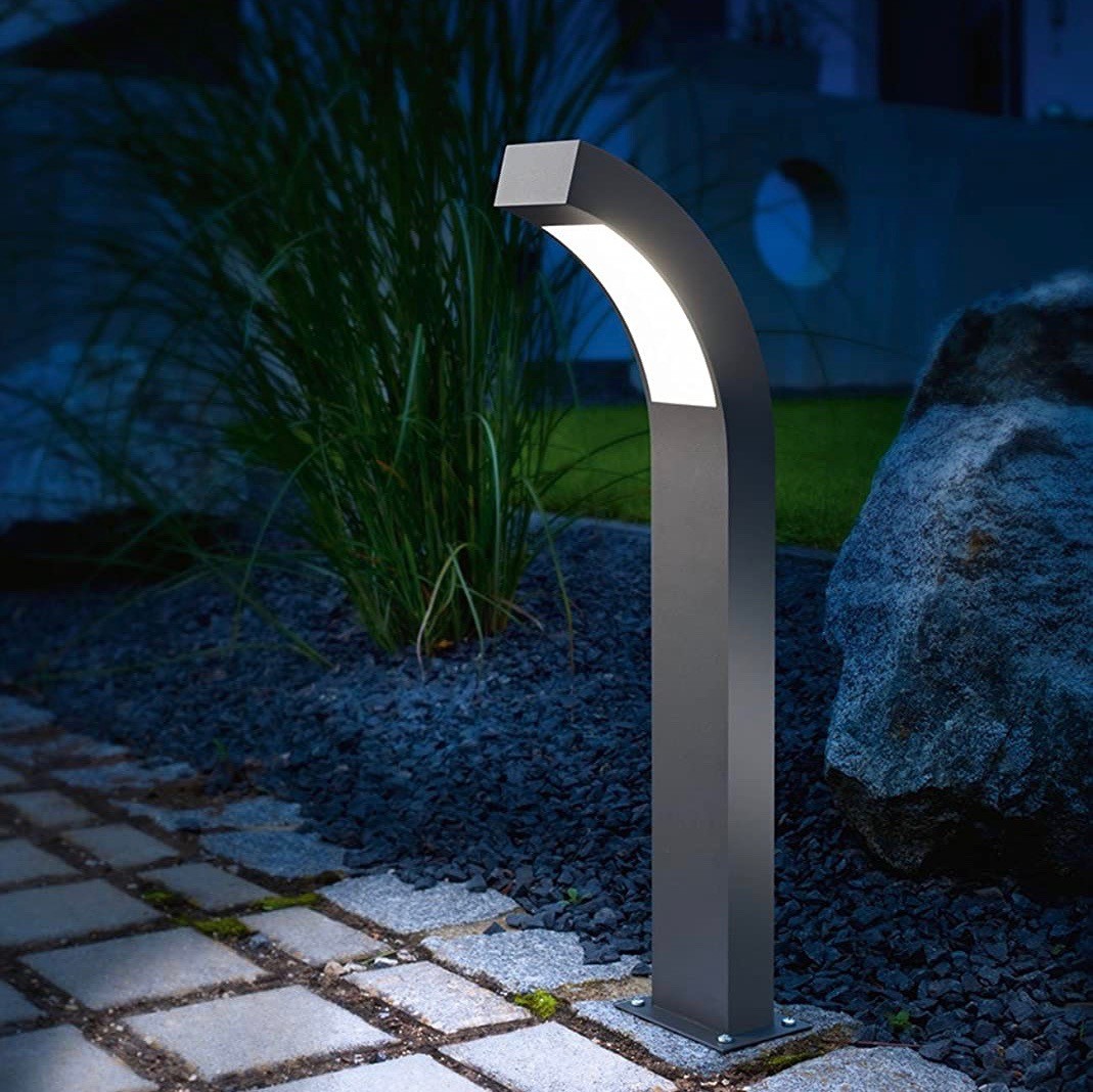 99,95 € Envio grátis | Farol luminoso 60×9 cm. LED Metais. Cor preto