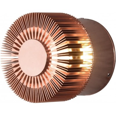 169,95 € Free Shipping | Outdoor wall light 3W Cylindrical Shape 9×9 cm. Multidirectional LED Terrace, garden and public space. Modern Style. Aluminum and Metal casting. Copper Color