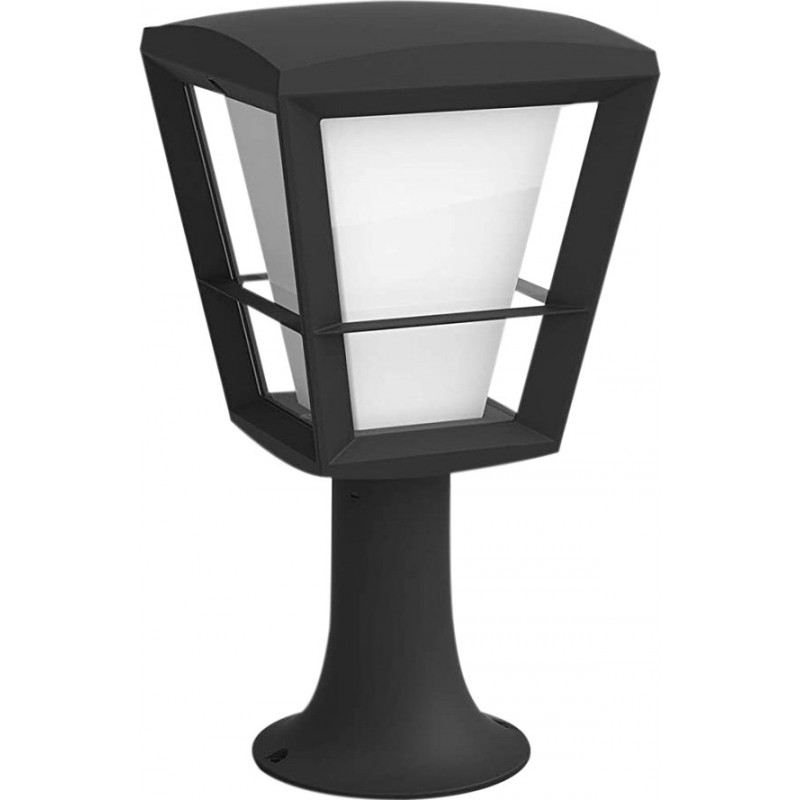 212,95 € Envio grátis | Lâmpada de exterior Philips 15W 32×16 cm. Luz de chão ou parede. LED RGB multicoloridos. Controle com APP para smartphone. Alexa, Apple e Google Home Alumínio. Cor preto