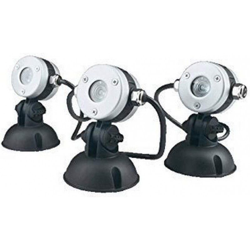 174,95 € Spedizione Gratuita | Lampada da esterno 2W Forma Rotonda 24×15 cm. LED regolabili Terrazza, giardino e spazio pubblico. Alluminio e PMMA. Colore nero