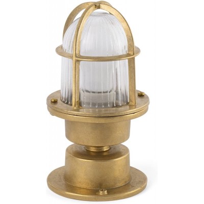 Outdoor lamp 60W Cylindrical Shape 23×23 cm. Terrace, garden and public space. Classic Style. Brass. Brass Color