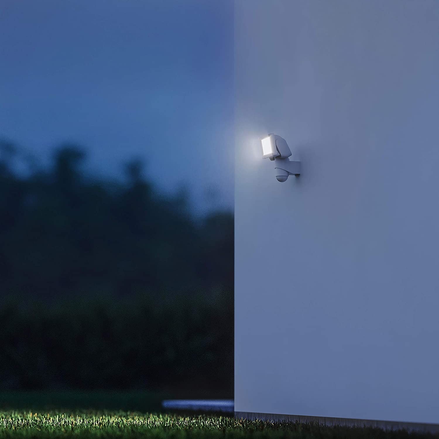 151,95 € Free Shipping | Flood and spotlight 29W 4000K Neutral light. 24×21 cm. LED with motion detector Aluminum. Black Color