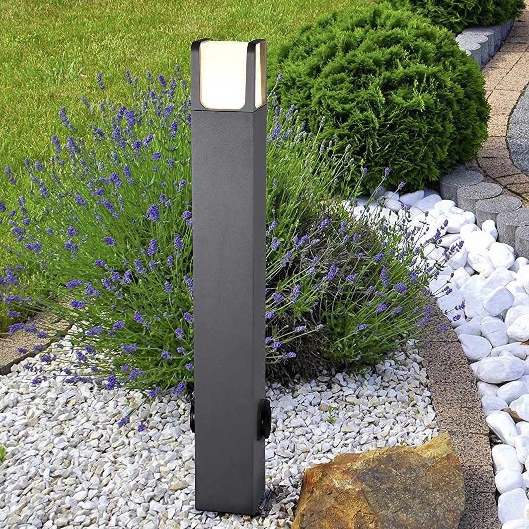 134,95 € Envio grátis | Farol luminoso Trio 6W 80×10 cm. Alumínio. Cor antracite