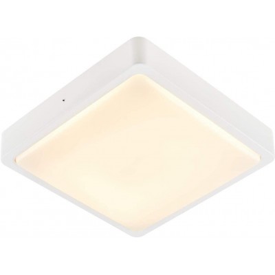 226,95 € Free Shipping | Indoor ceiling light 18W 3000K Warm light. Square Shape 30×30 cm. Living room, bedroom and lobby. Aluminum and Polycarbonate. White Color
