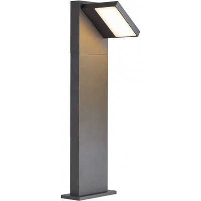 218,95 € Envío gratis | Baliza luminosa 14W 3000K Luz cálida. 60×14 cm. LED con cabezal regulable Aluminio. Color antracita