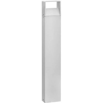 Baliza luminosa Eglo 6W 3000K Luz cálida. Forma Rectangular 80×14 cm. Vestíbulo y garaje. Aluminio. Color blanco