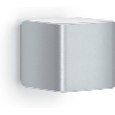 211,95 € Free Shipping | Outdoor wall light 13×11 cm. Movement detector. Control with Smartphone APP Aluminum and pmma. Silver Color