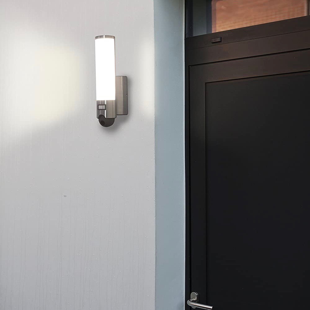 223,95 € Free Shipping | Outdoor wall light 18W 33×14 cm. Control with Smartphone APP Steel. Gray Color