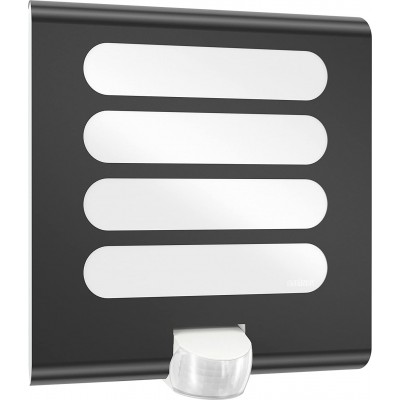 179,95 € Free Shipping | Outdoor wall light 8W Square Shape 25×25 cm. Movement detector Terrace, garden and public space. Modern Style. Steel. Anthracite Color