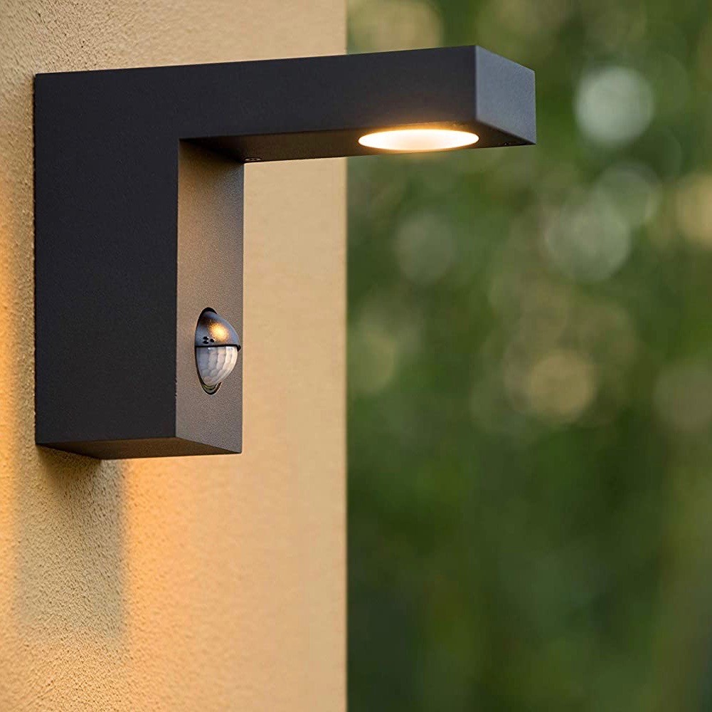 141,95 € Spedizione Gratuita | Applique da esterno 6W 15×12 cm. Faretto LED con sensore Alluminio. Colore nero