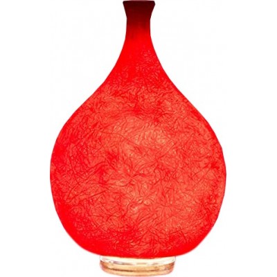 Table lamp 6W Spherical Shape 35×23 cm. Living room, bedroom and lobby. Red Color