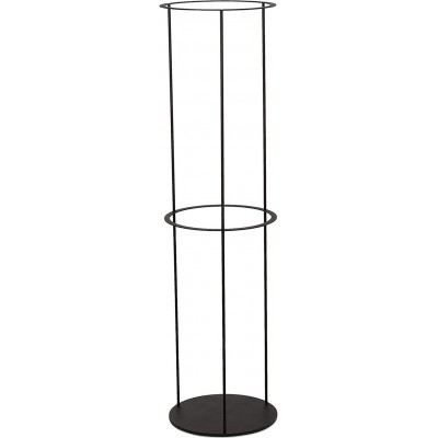 213,95 € Free Shipping | Lighting fixtures Cylindrical Shape Ø 41 cm. Dining room, bedroom and lobby. Steel. Black Color