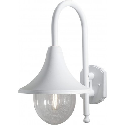 Outdoor wall light 60W 44×36 cm. Bedroom, terrace and garden. Classic Style. Aluminum and Metal casting. White Color