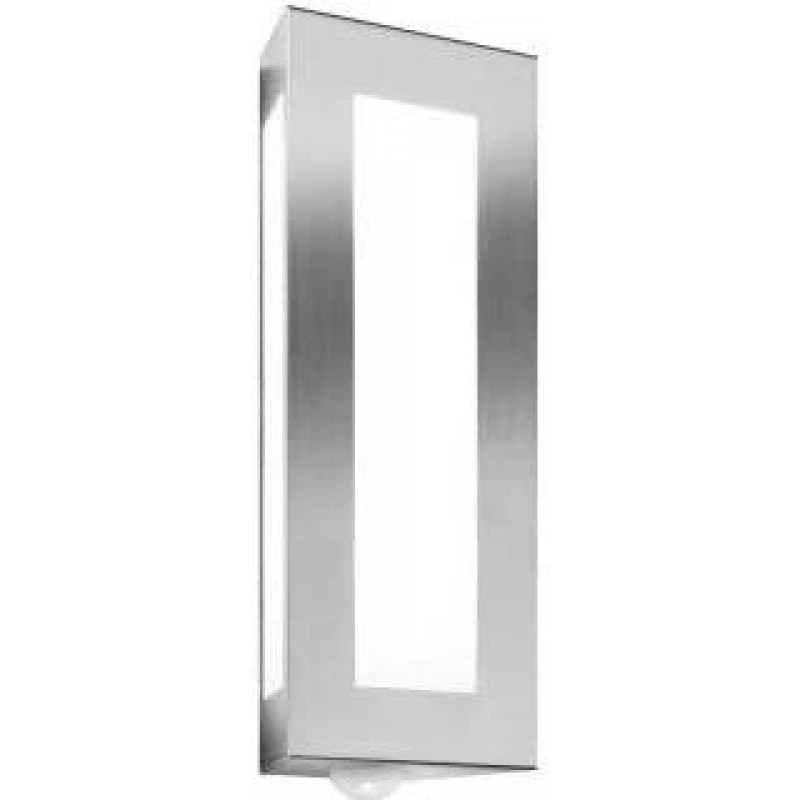 215,95 € Free Shipping | Outdoor wall light 120W Rectangular Shape 40×16 cm. Terrace, garden and public space. Stainless steel. Gray Color