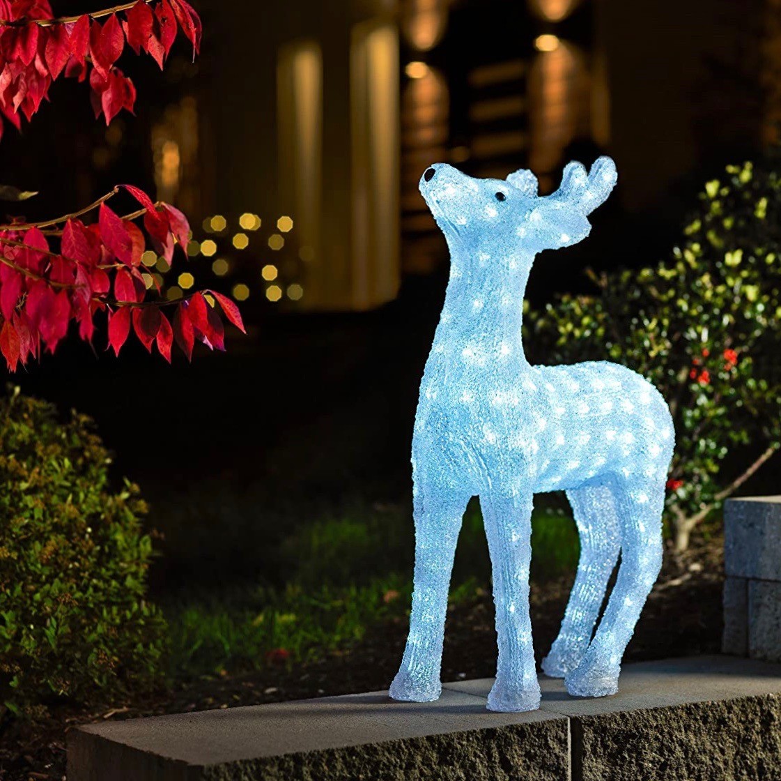 239,95 € Free Shipping | LED items 5W LED 60×36 cm. Reindeer shaped design Acrylic. White Color