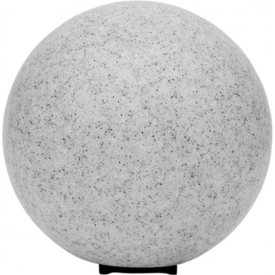 141,95 € 送料無料 | 屋外ランプ 球状 形状 48×36 cm. テラス, 庭園 そして 公共スペース. グレー カラー