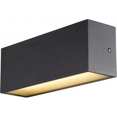 189,95 € Free Shipping | Outdoor wall light 24W Rectangular Shape 30×11 cm. Bidirectional LED Terrace, garden and public space. Aluminum. Anthracite Color