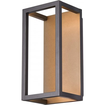 172,95 € Free Shipping | Outdoor wall light Rectangular Shape 25×13 cm. LED Terrace, garden and public space. Modern and cool Style. Aluminum. Anthracite Color