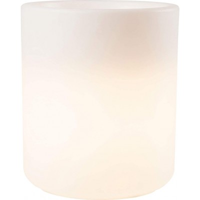 169,95 € Envio grátis | Lâmpada de exterior 9W 45×39 cm. Recipiente luminoso Pmma. Cor branco