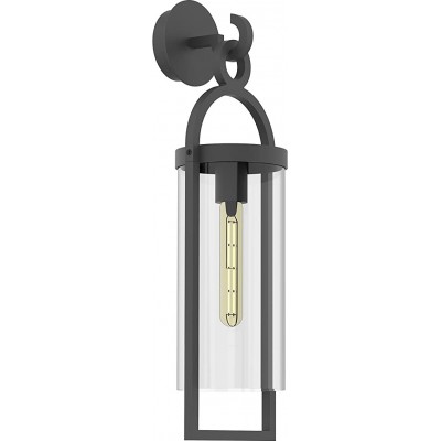 181,95 € Free Shipping | Outdoor wall light 15W 59×18 cm. Terrace, garden and public space. Modern Style. Aluminum and Crystal. Anthracite Color