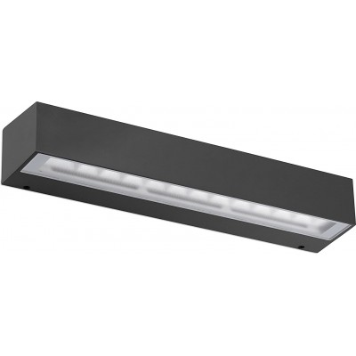168,95 € Free Shipping | Indoor wall light 24W Rectangular Shape 38×8 cm. LED Living room, bedroom and lobby. Aluminum. Anthracite Color
